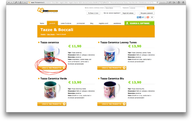 Tutorial per tazze personalizzate con foto: step 1