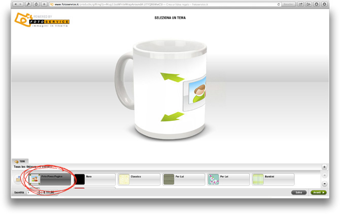 Tutorial per tazze personalizzate con foto: step 2