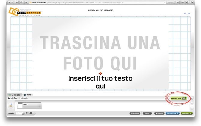 Tutorial per tazze personalizzate con foto: step 3