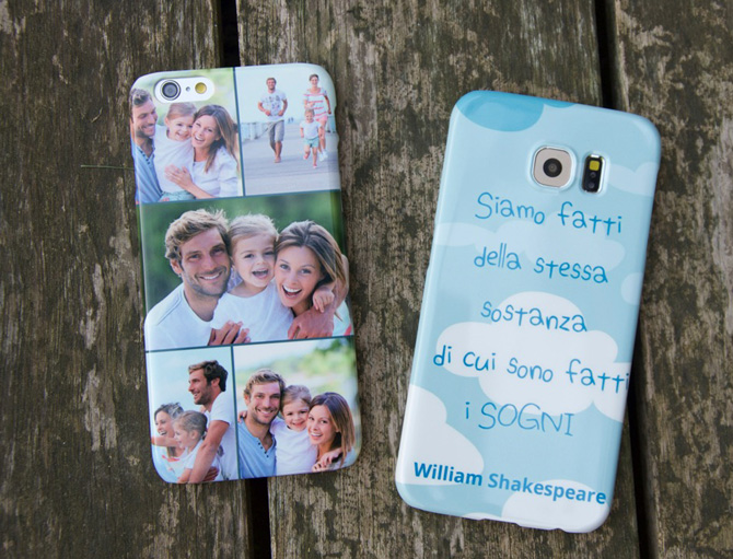 Cover iPhone e Samsung Galaxy con foto e bumper Cover iPhone e Samsung Galaxy con foto e bumper