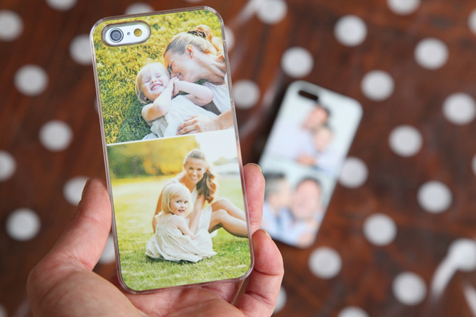 Stampa cover iPhone con collage di foto Stampa cover iPhone con collage di foto