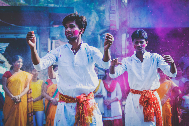 Foto di Holi: la festa dei colori in India Foto di Holi: la festa dei colori in India