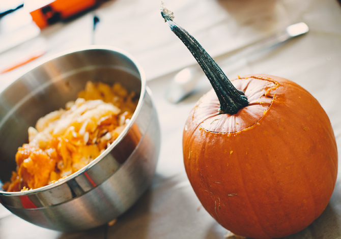 Foto Halloween la preparazione