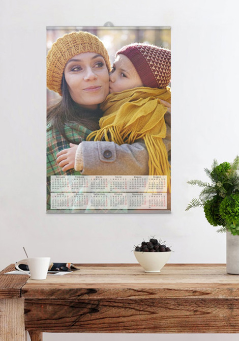 Calendario poster personalizzato