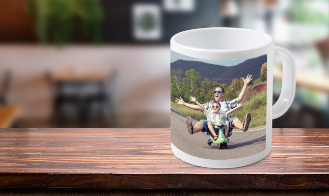 Tazza totalmente personalizzata e bellissima