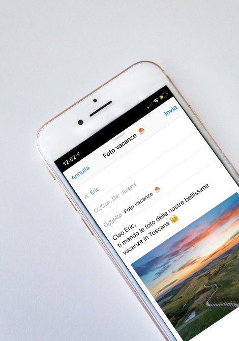 Come trasferire foto da uno Smartphone all’altro con l’Email.