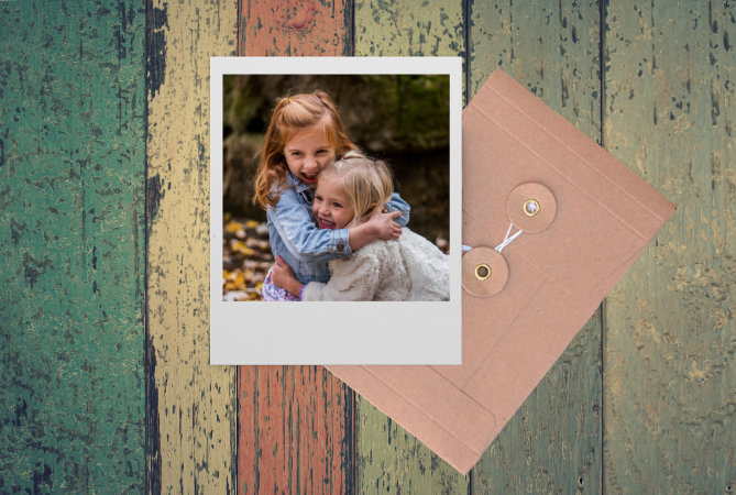 idee regalo a distanza: pacchetto fotografico vintage