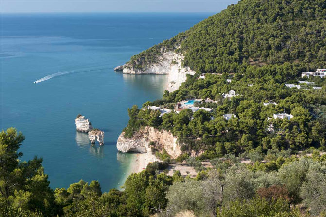 Costa sud del Gargano, la Baia delle Zagare