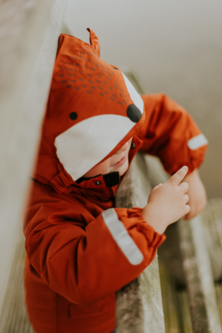 Fotografare i bambini: foto dettaglio di un bambino