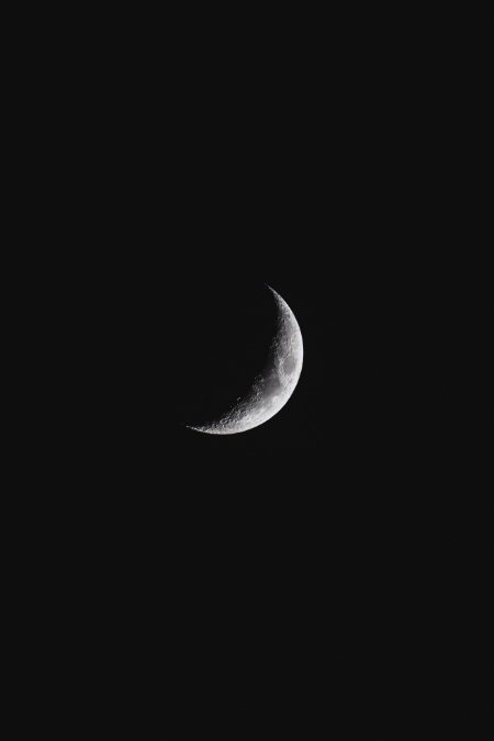 Foto luna di notte