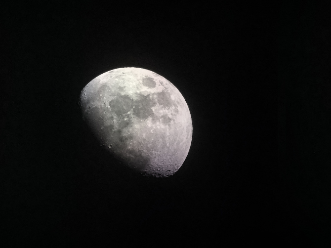 Fotografia della luna