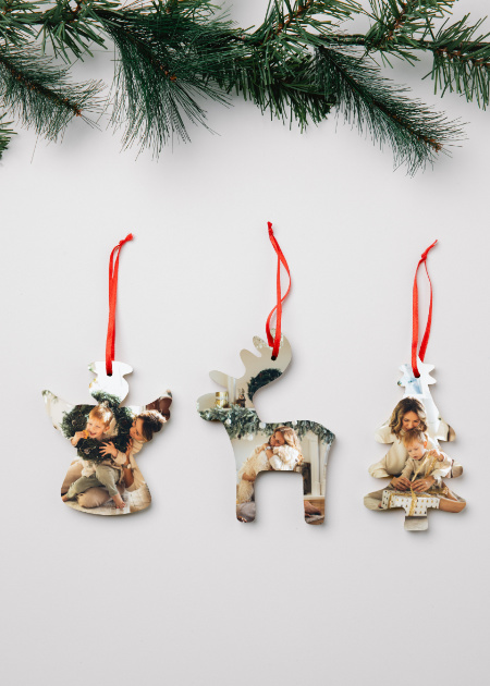 Decorazioni fai da te con foto per addobbare l'albero di natale