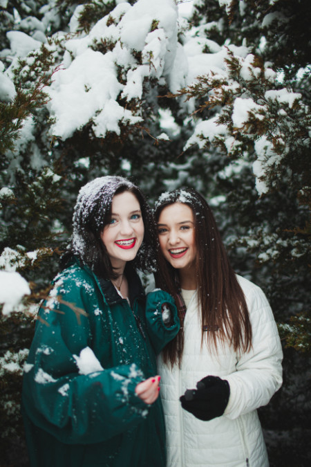 Ritratto di due donne Inverno