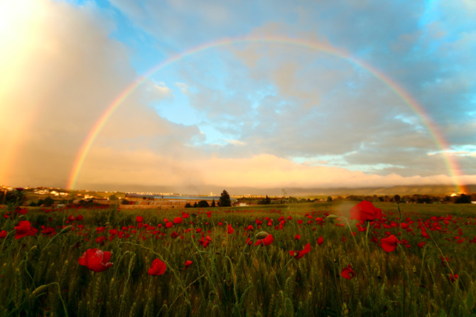 Fotografare l’arcobaleno