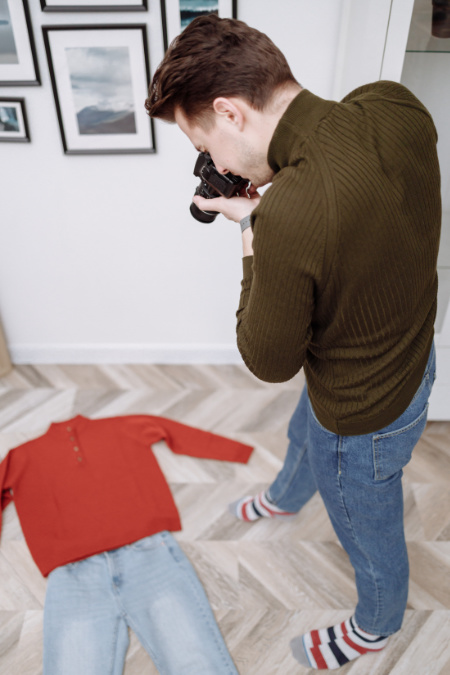 Flat lay photography: cos’è e come può esserci utile
