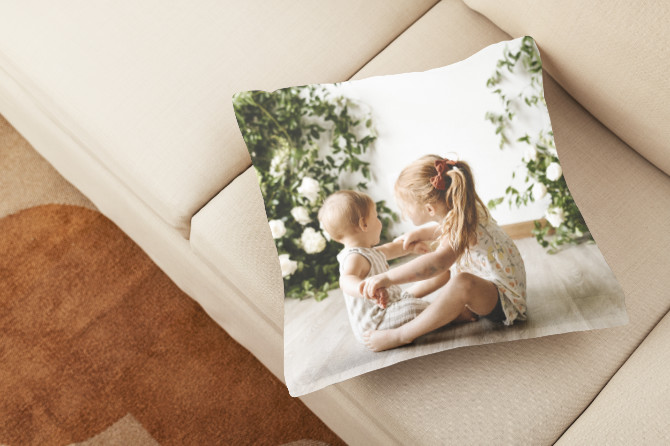Aprile: cuscini personalizzati con foto