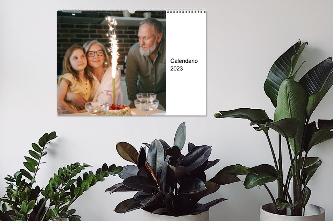 Gennaio: calendario personalizzato con le vostre foto