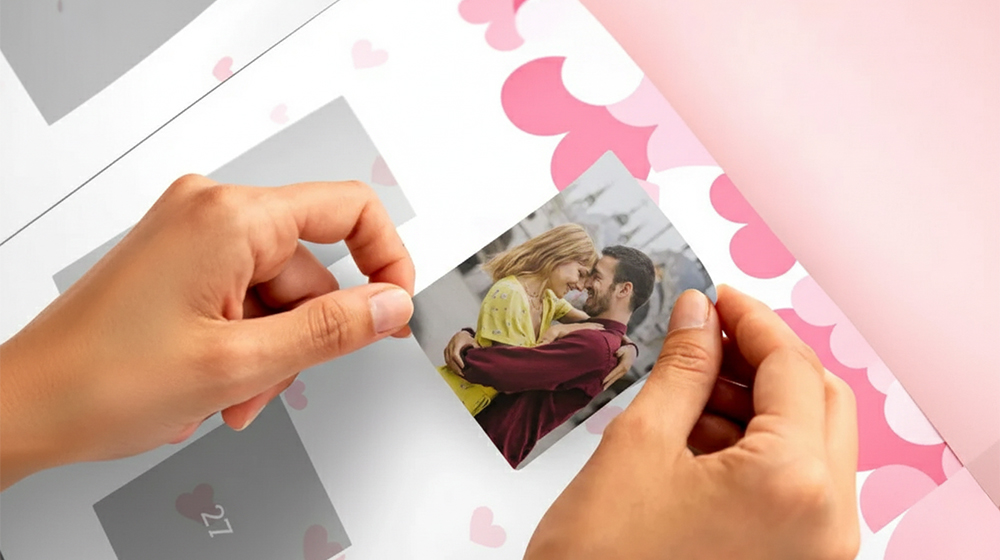 Album figurine personalizzato: amore