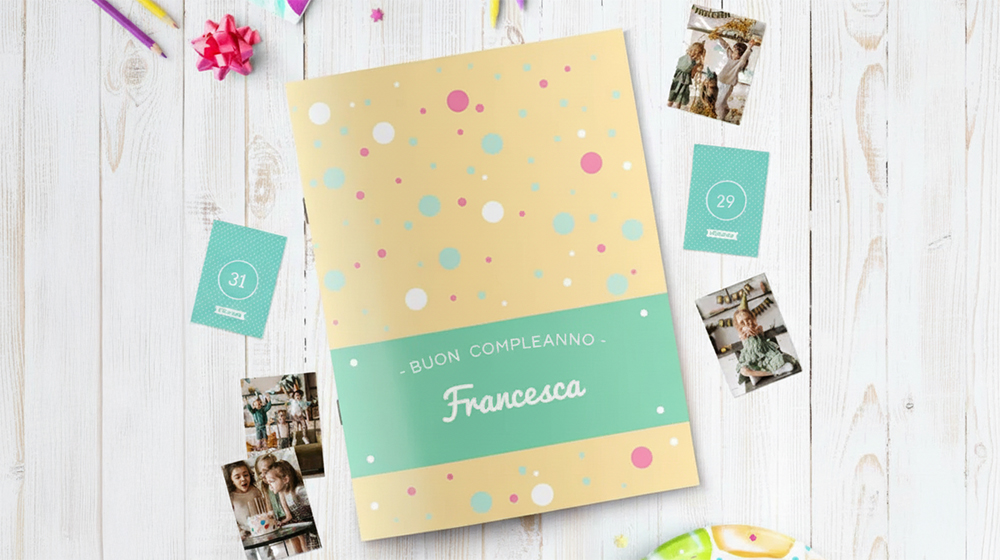Album figurine personalizzato: compleanno