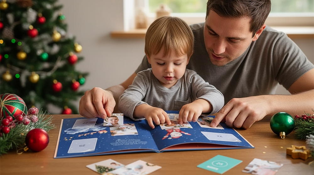 Album figurine personalizzato: un regalo di Natale pieno di emozioni!