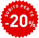 SUBITO PER TE UNO SCONTO DEL 20%